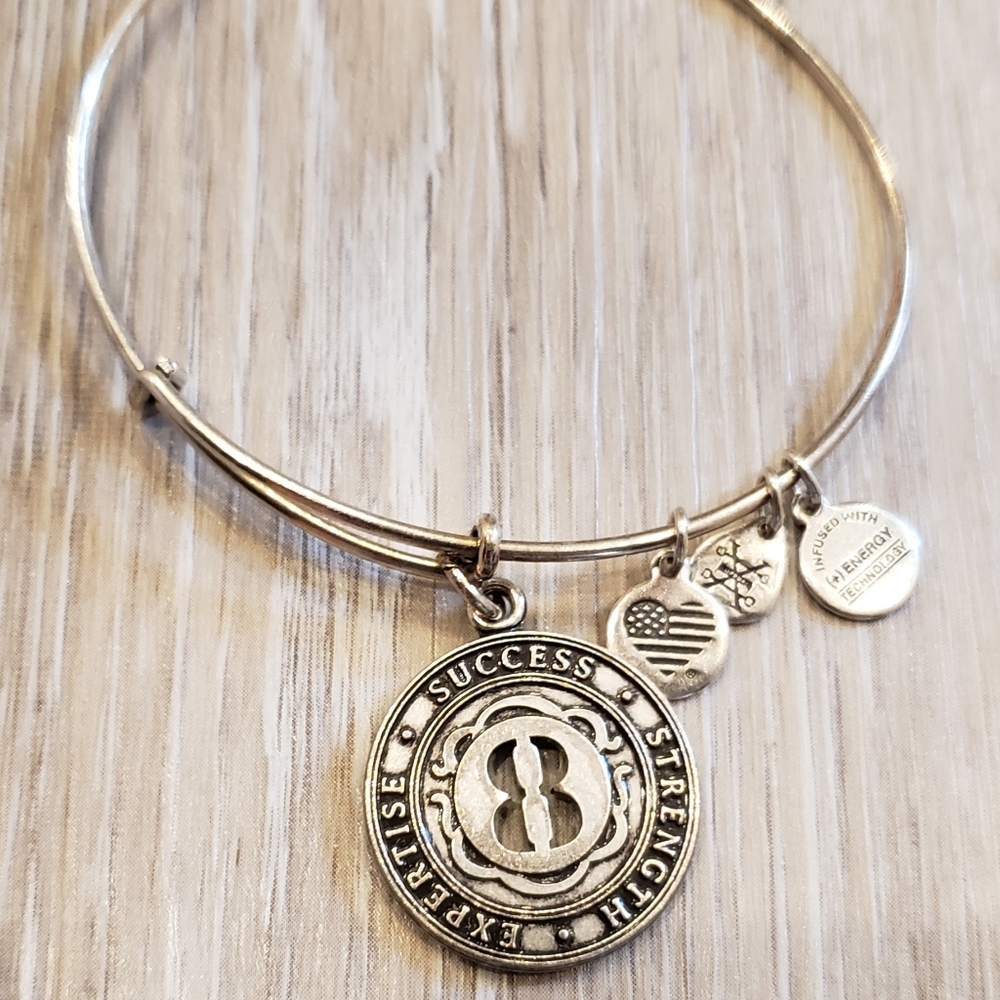 Alex and Ani Numerology, #8, Charm Bangle